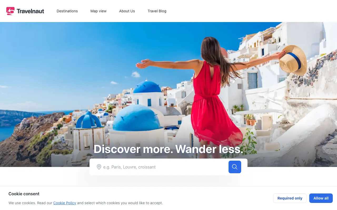 Travelnaut — preview screenshot