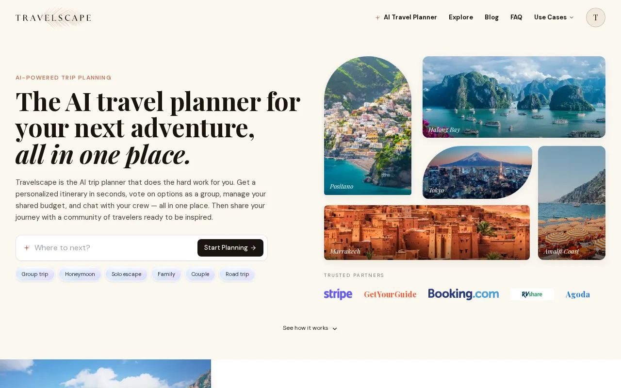 Travelscape — preview screenshot