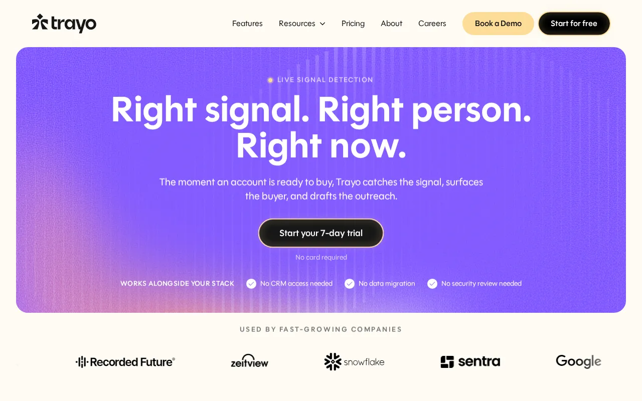 Trayo AI — preview screenshot