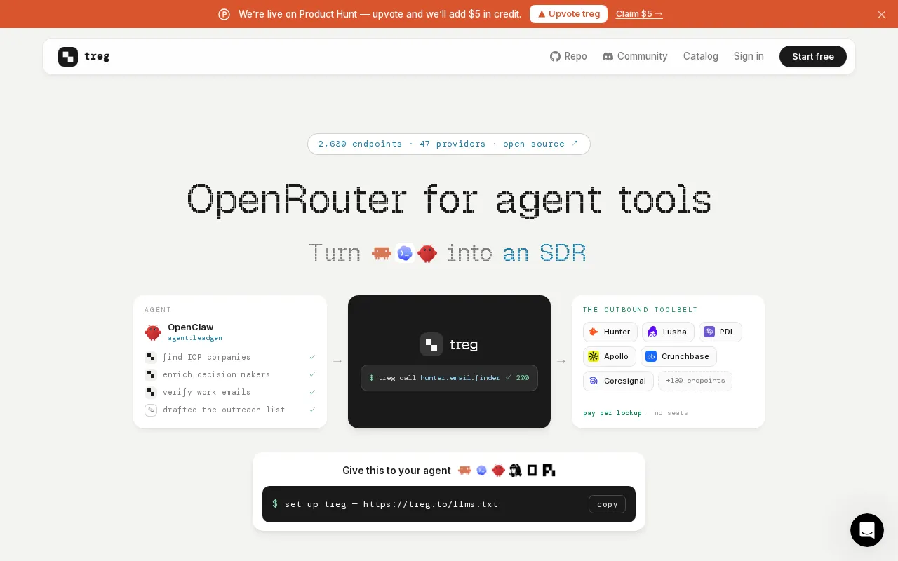 Treg — preview screenshot