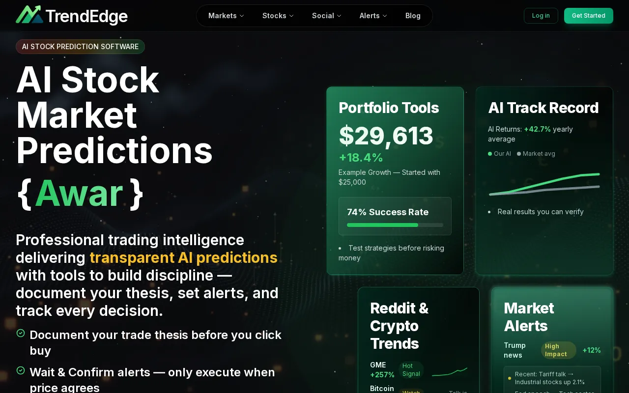 TrendEdge — preview screenshot