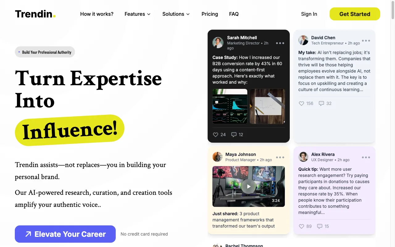 Trendin — preview screenshot