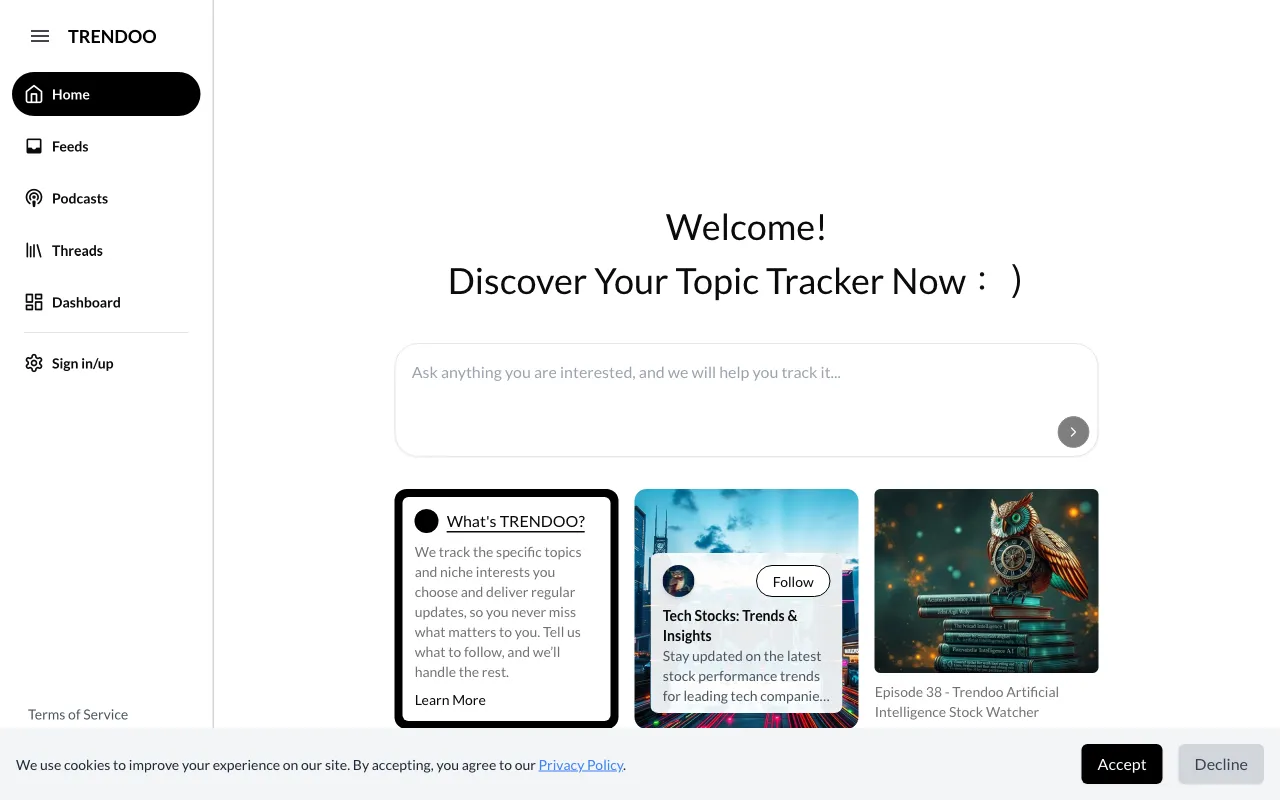 Trendoo — preview screenshot