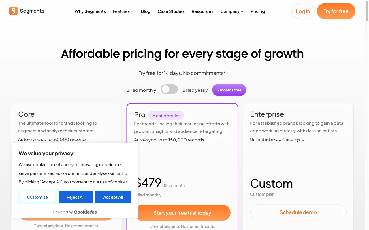 tresl.co — pricing page