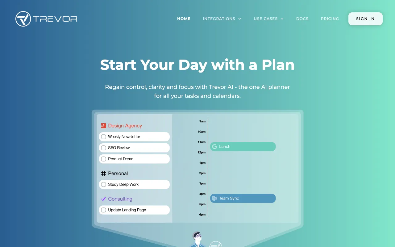 trevorai.com — preview screenshot