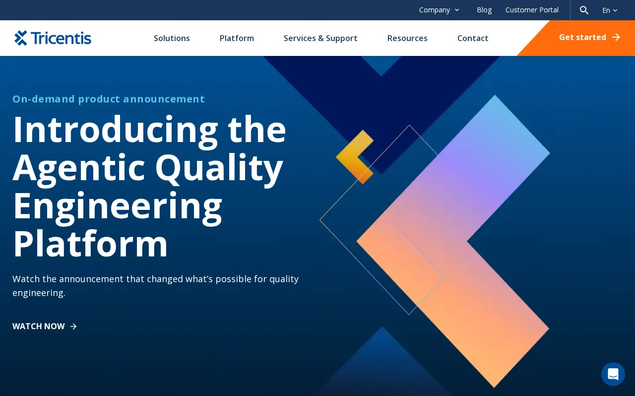 Tricentis — preview screenshot