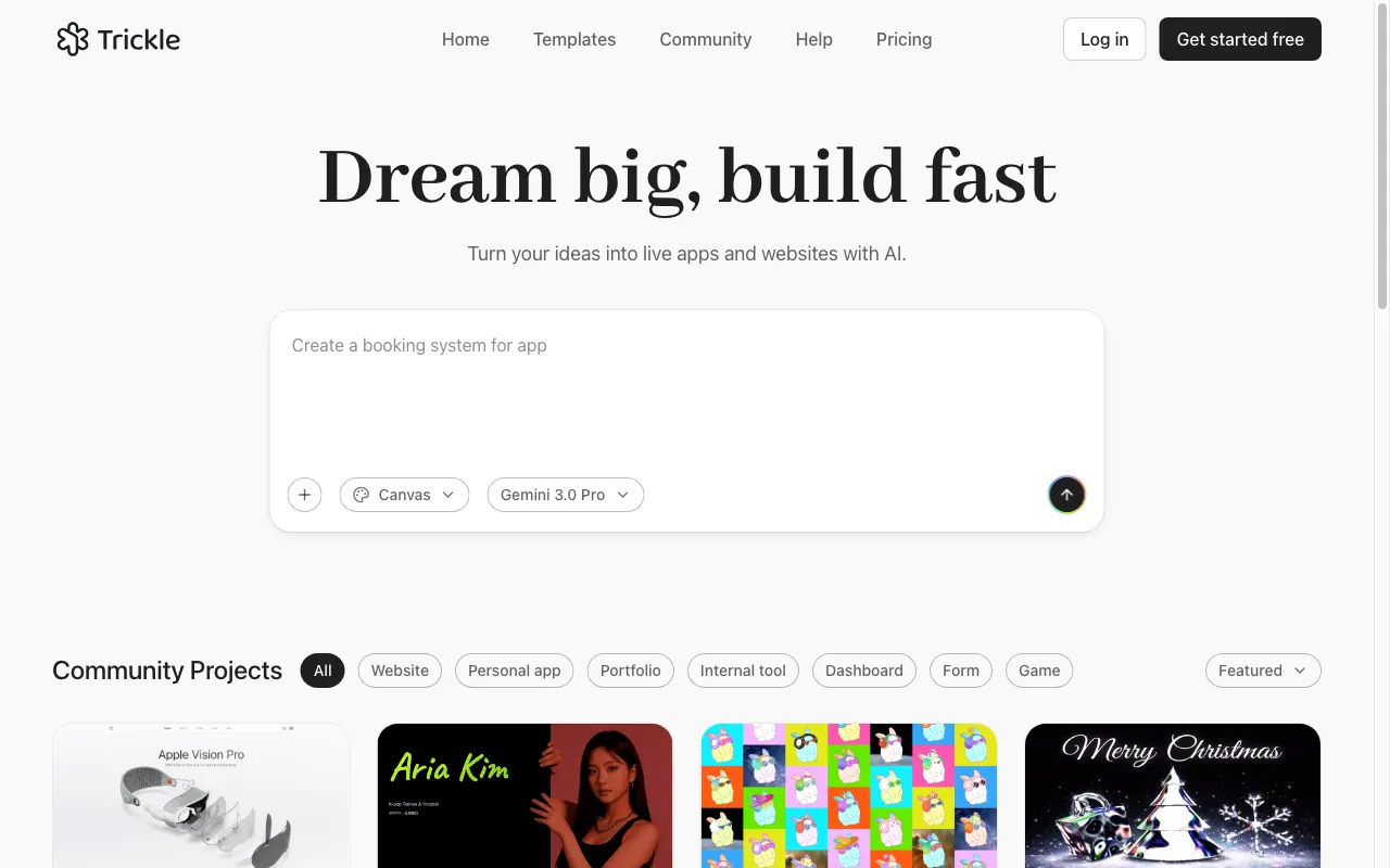Trickle AI — preview screenshot