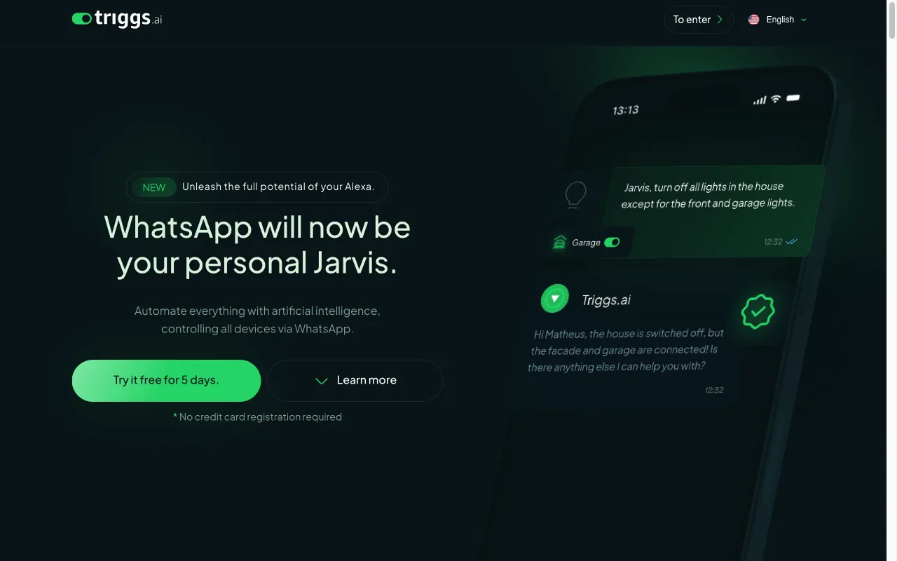 Triggs AI — preview screenshot