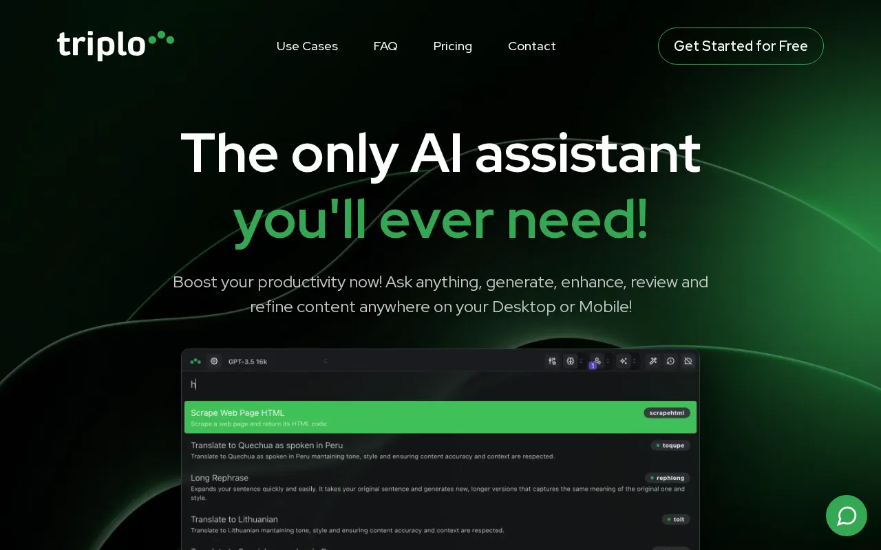 Triplo AI — preview screenshot