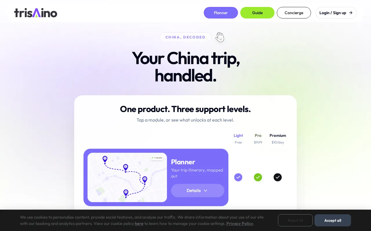 trisAino — preview screenshot