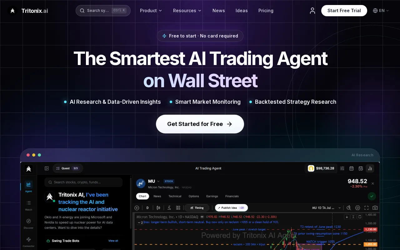 Tritonix.ai — preview screenshot