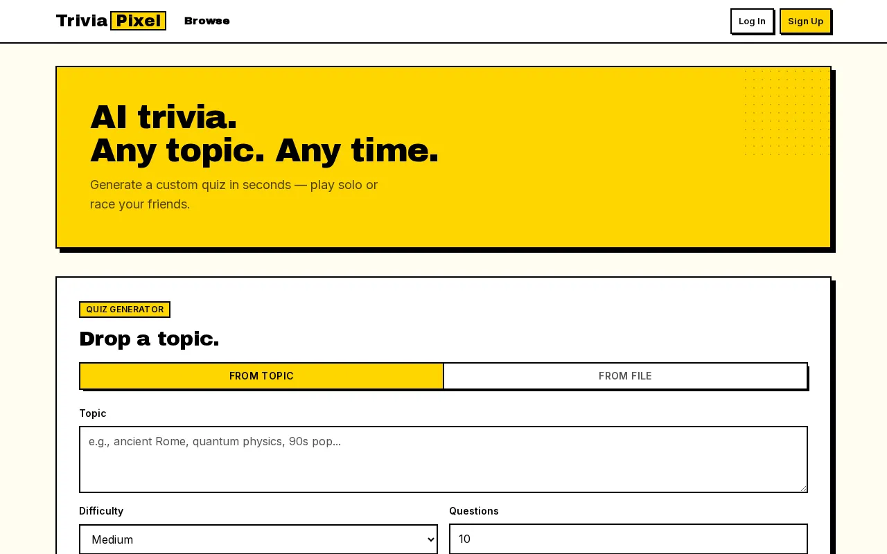 TriviaPixel — preview screenshot