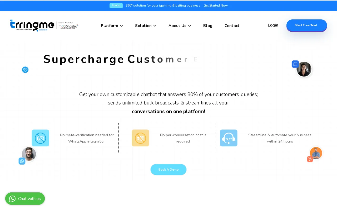 trringme.com — preview screenshot