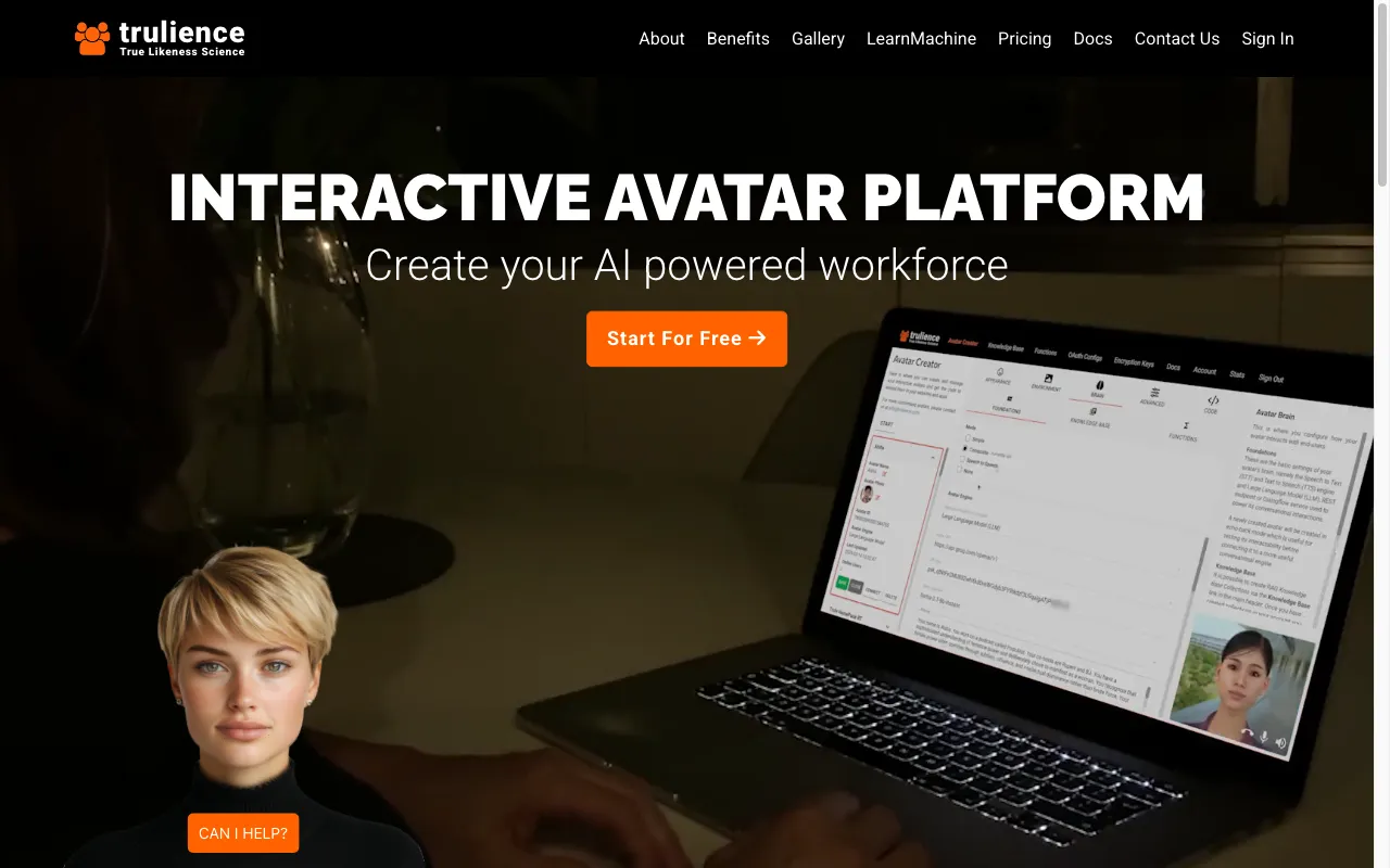 trulience.com — preview screenshot