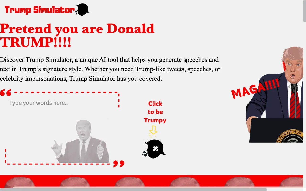 Trump Simulator — preview screenshot