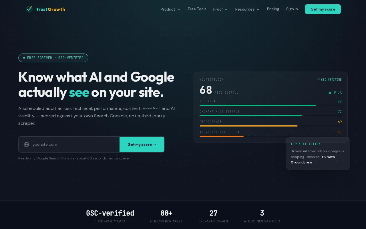 TrustGrowth — preview screenshot