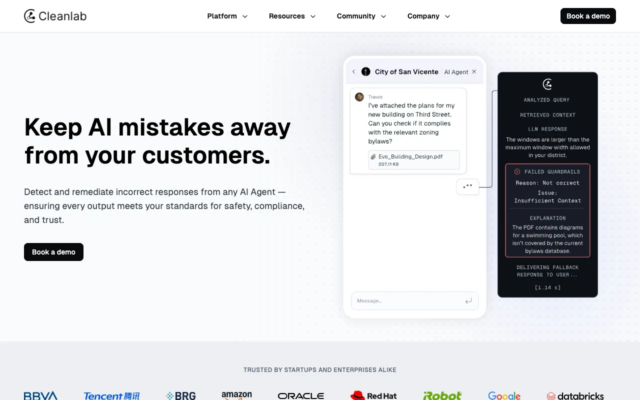 Cleanlab — preview screenshot