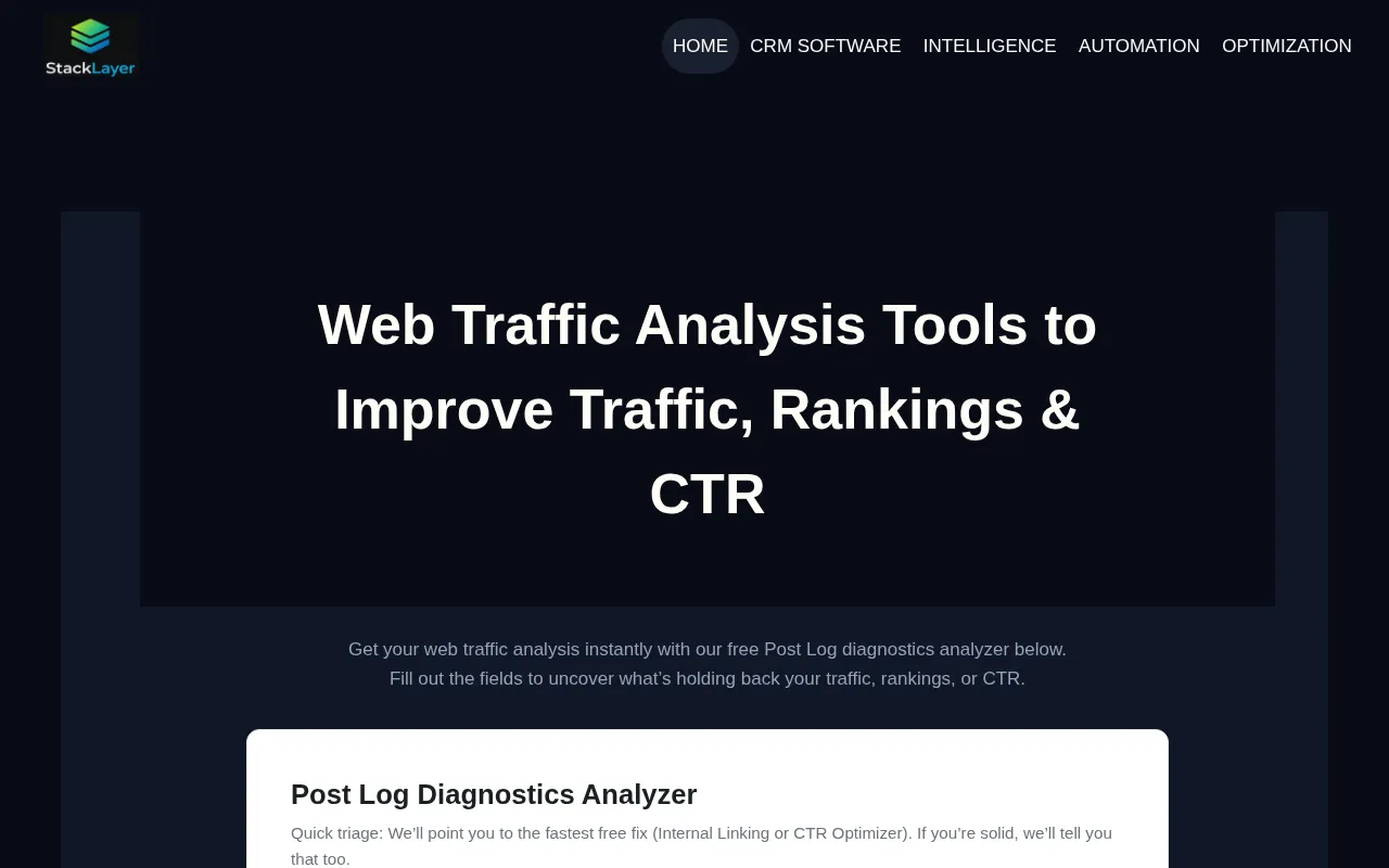 Try Post Log — preview screenshot