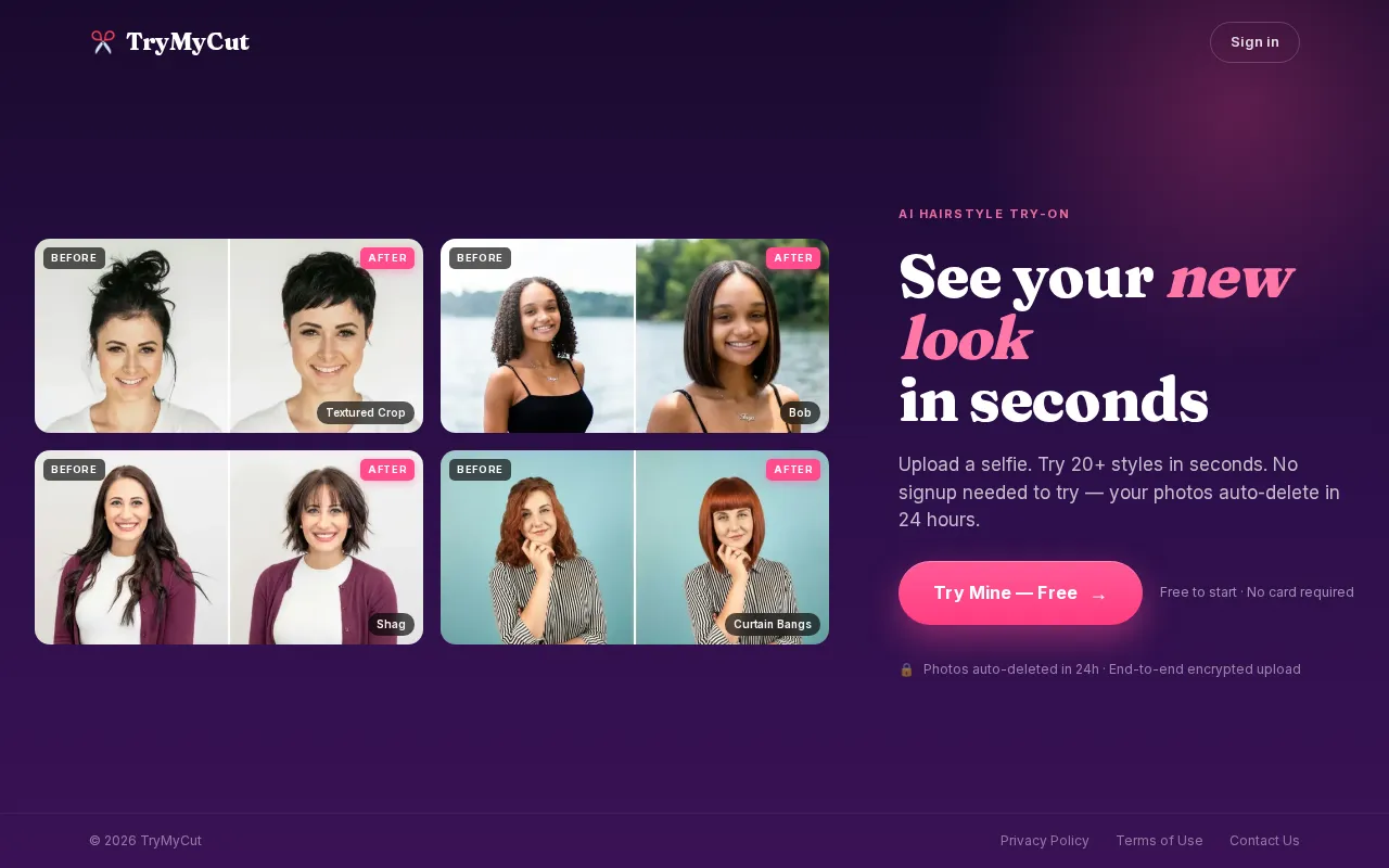 TryMyCut — preview screenshot