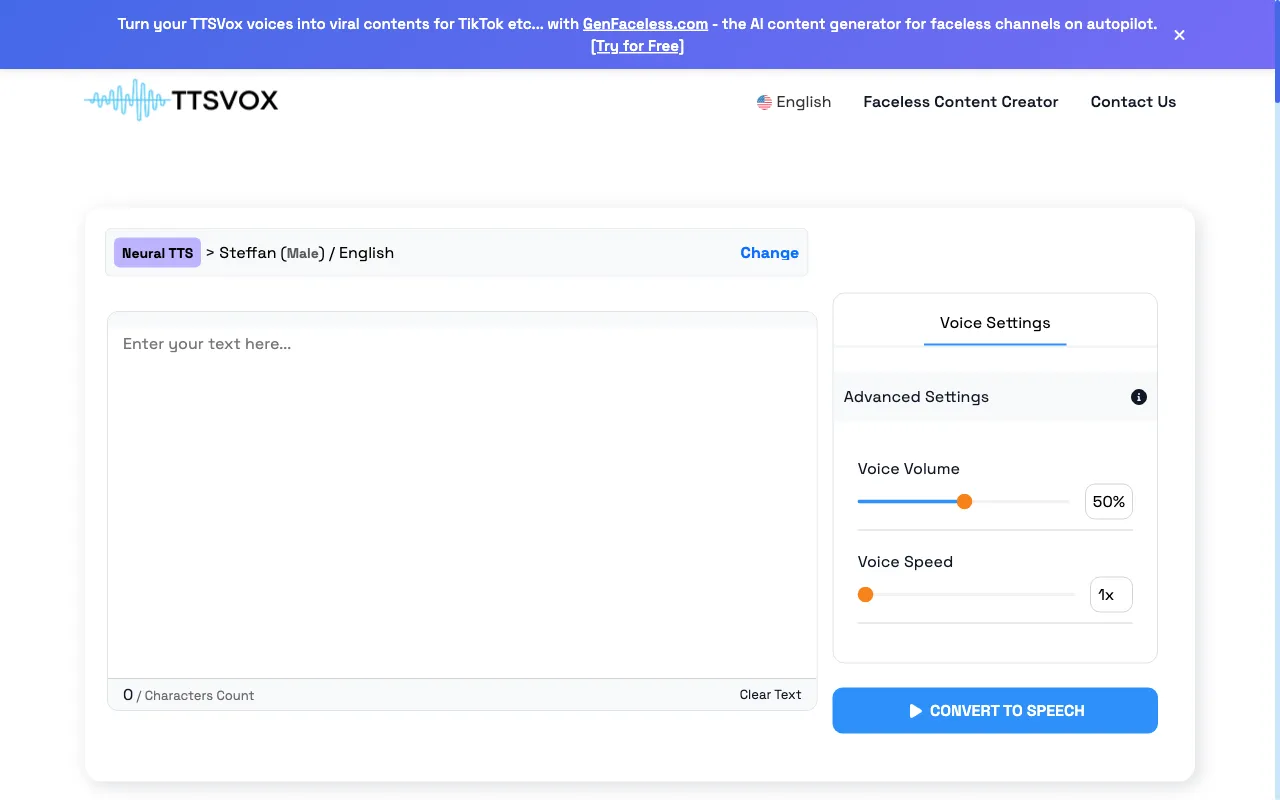 TTSVox — preview screenshot