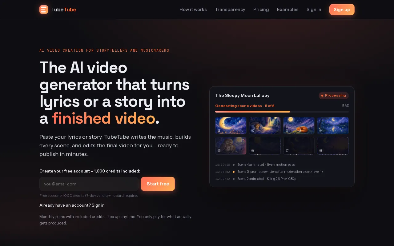 TubeTube — preview screenshot