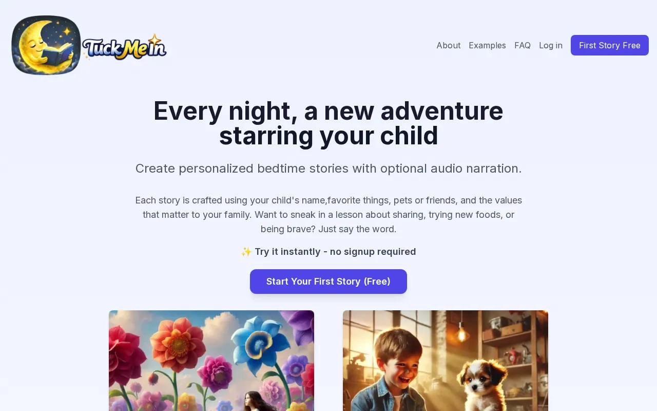 TuckMeIn — preview screenshot