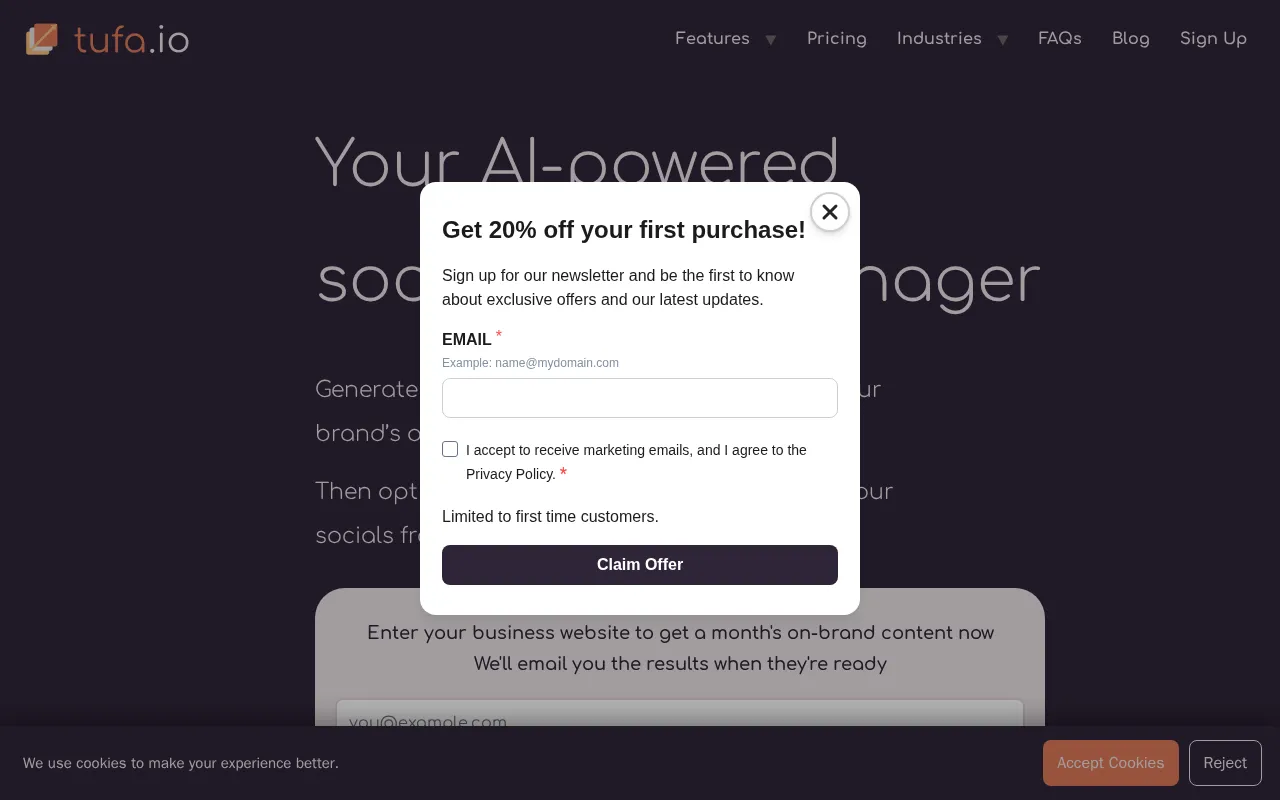 Tufa — preview screenshot