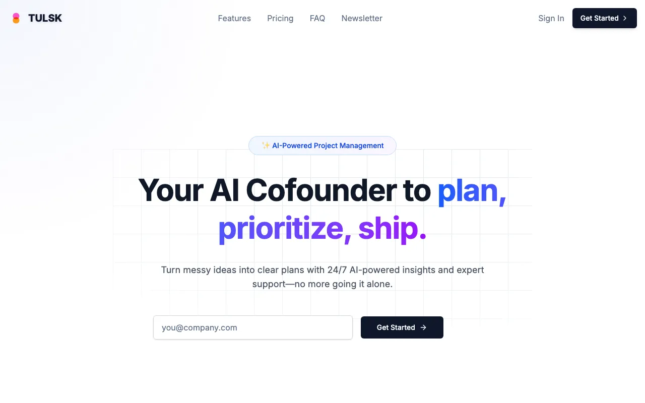 Tulsk.io — preview screenshot