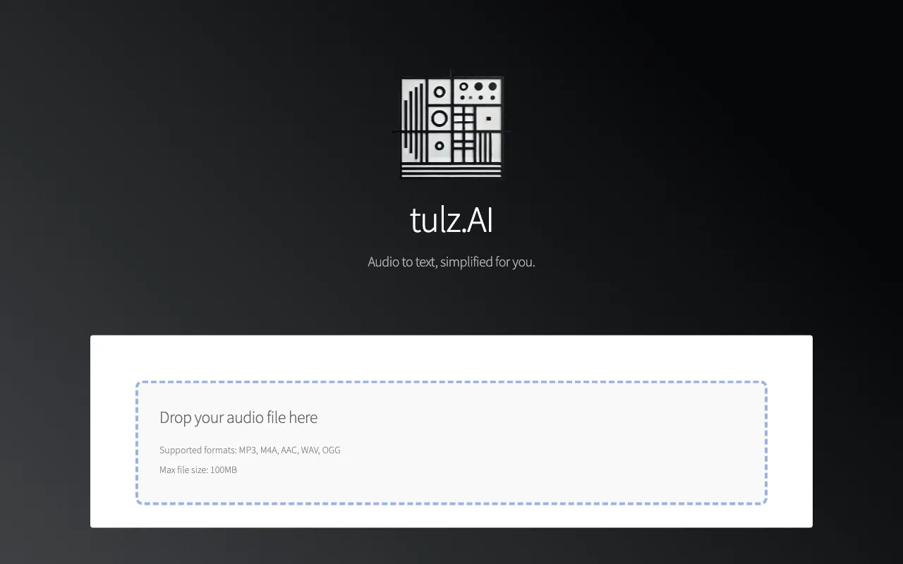 tulz.AI — preview screenshot