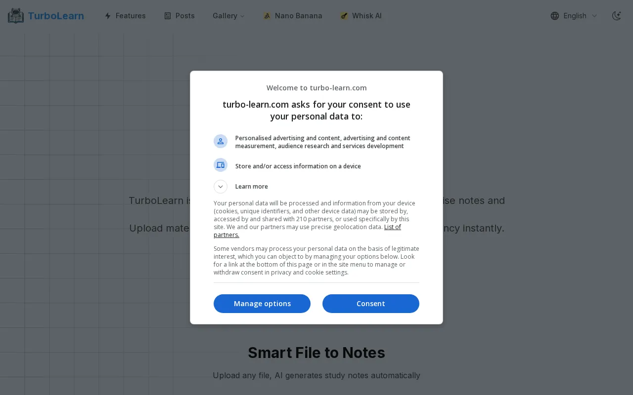 Turbo-Learn — preview screenshot