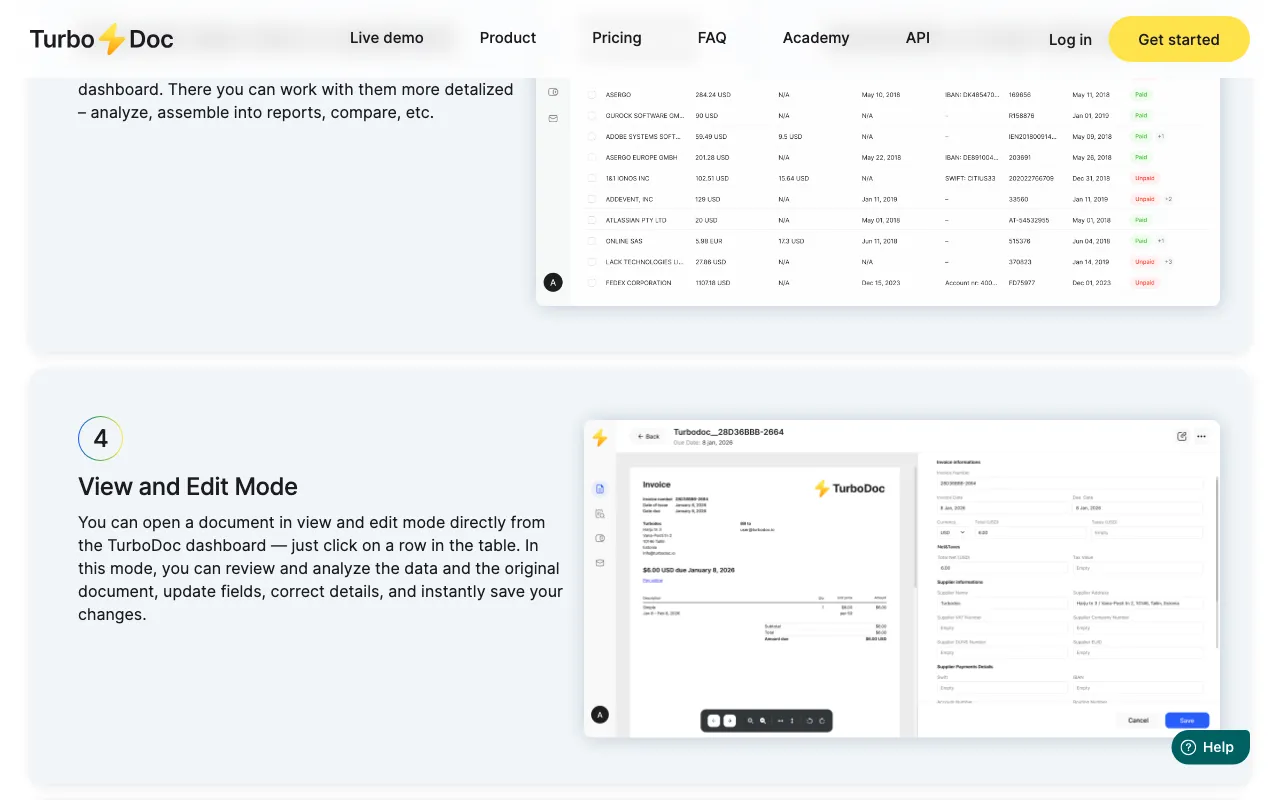 TurboDoc — pricing page