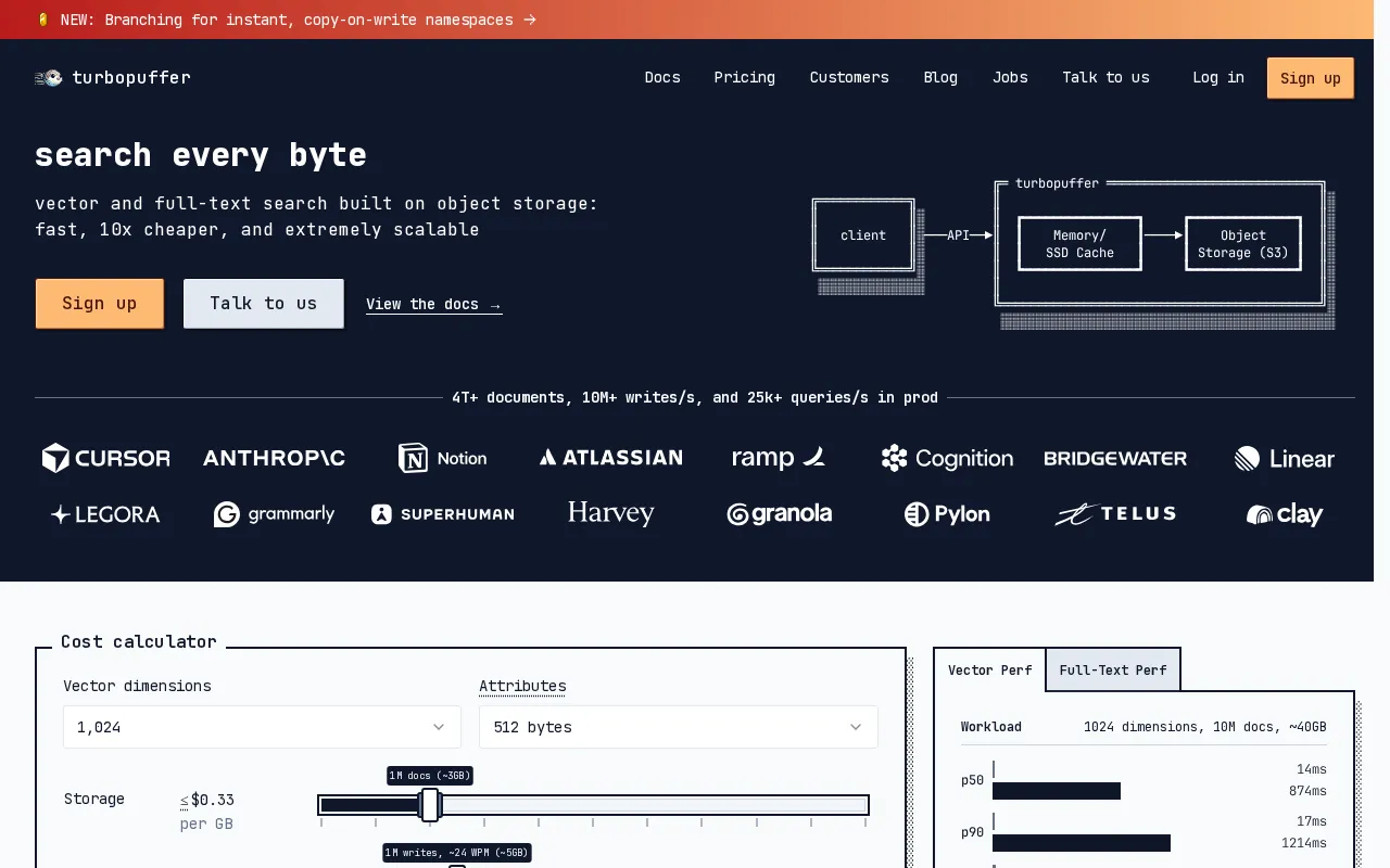 turbopuffer — preview screenshot