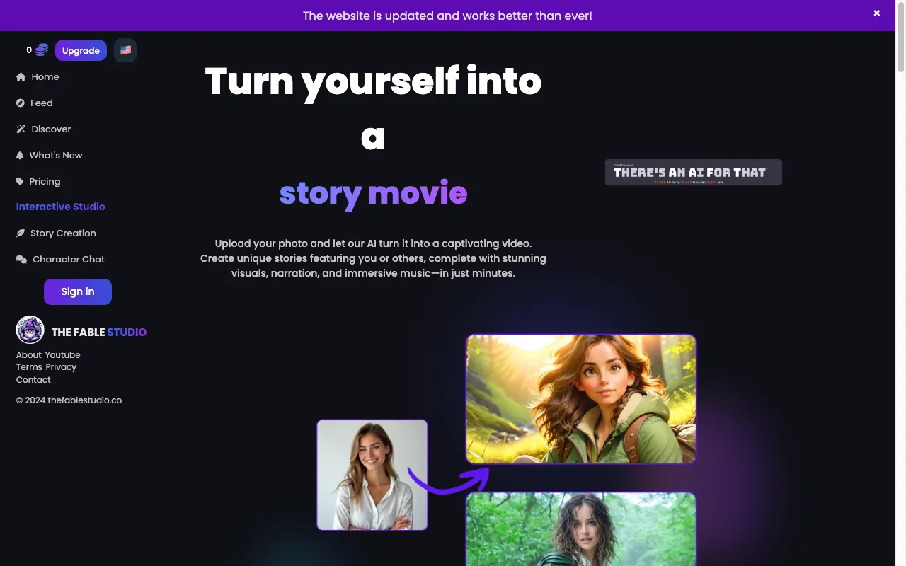 THE FABLE STUDIO — preview screenshot