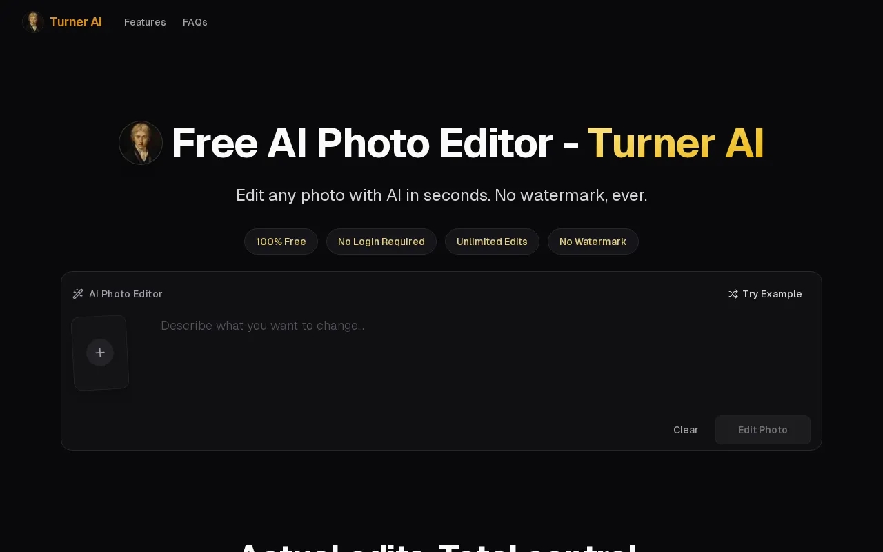 Turner AI — preview screenshot