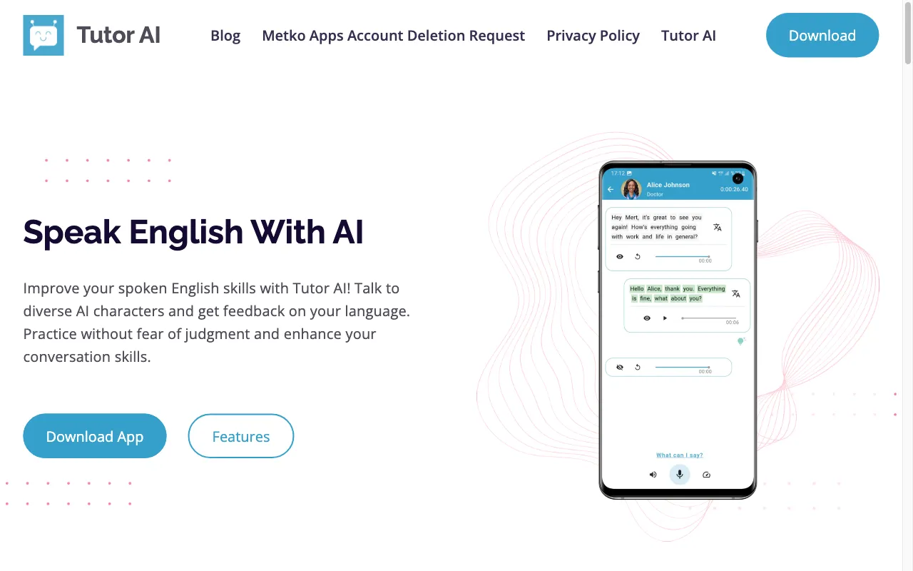 Tutor AI — preview screenshot