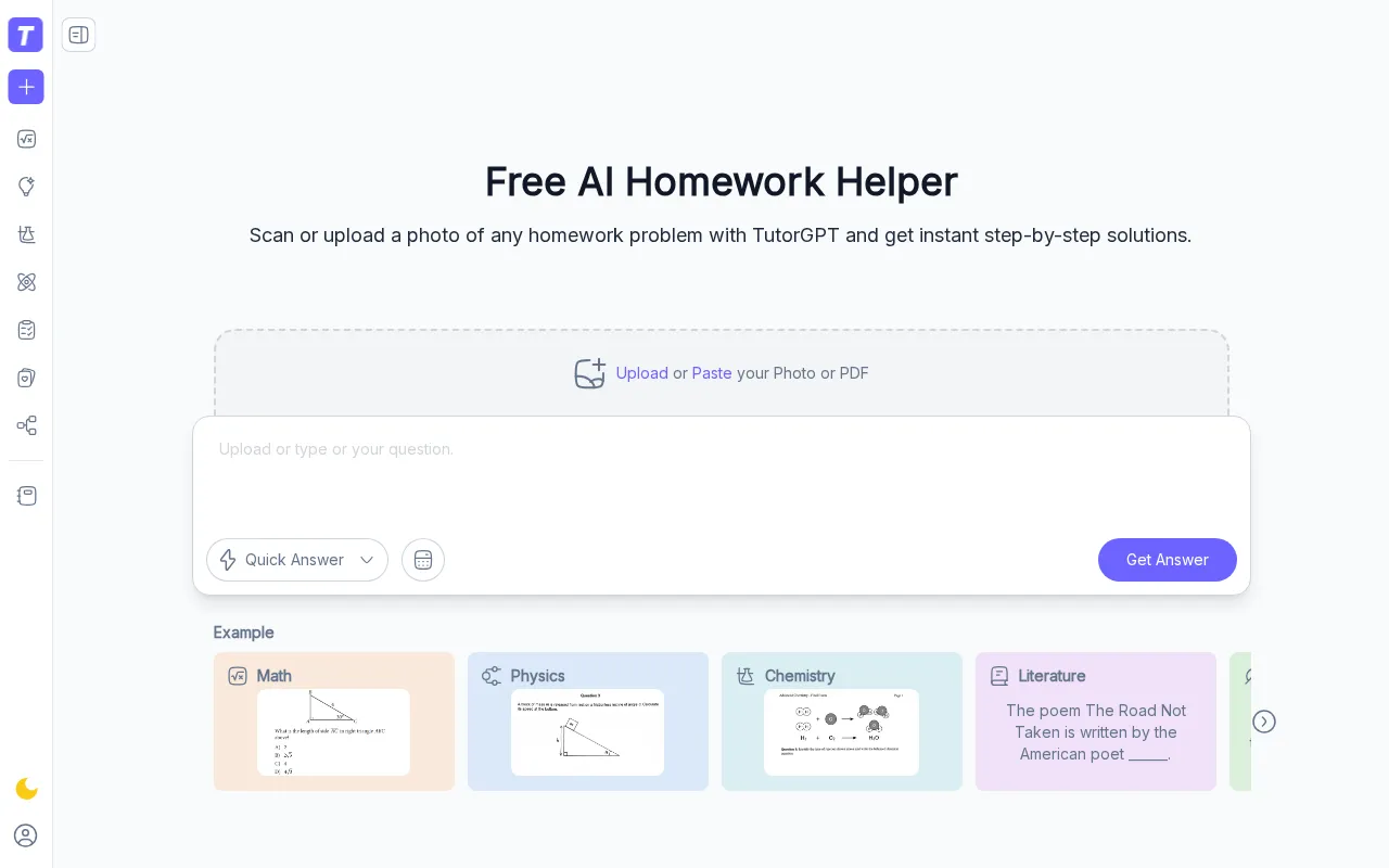 TutorGPT — preview screenshot