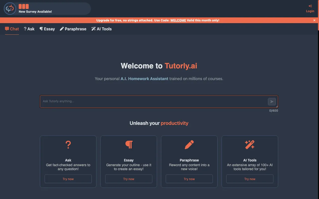 Tutorly AI — preview screenshot