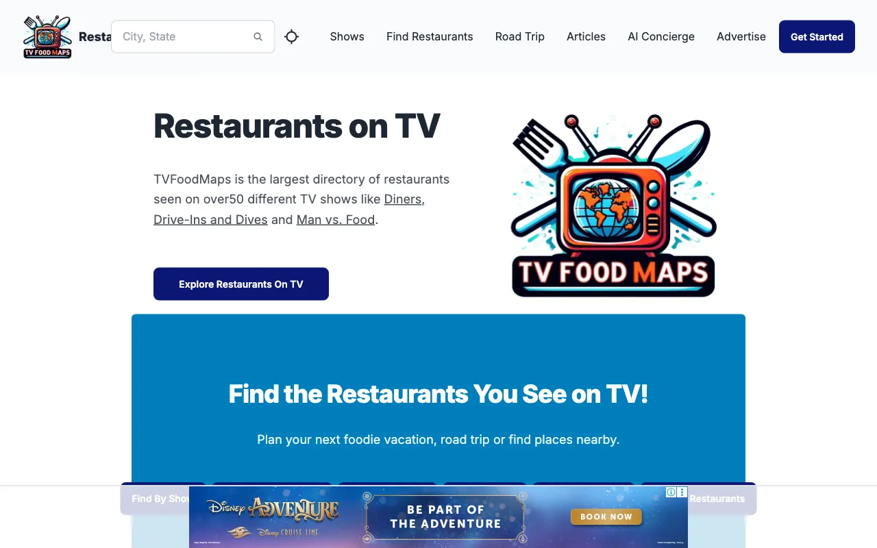 TVFoodMaps — preview screenshot