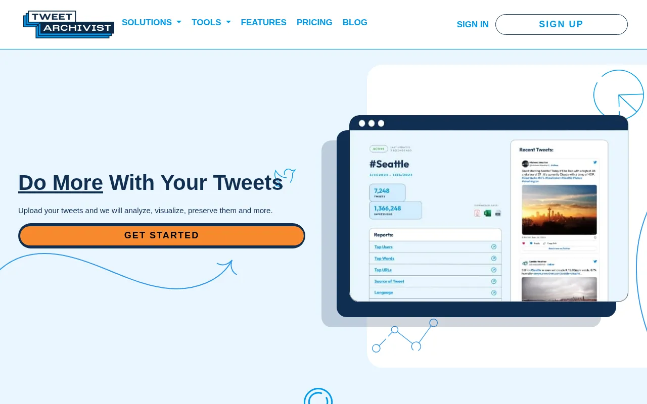Tweet Archivist — preview screenshot