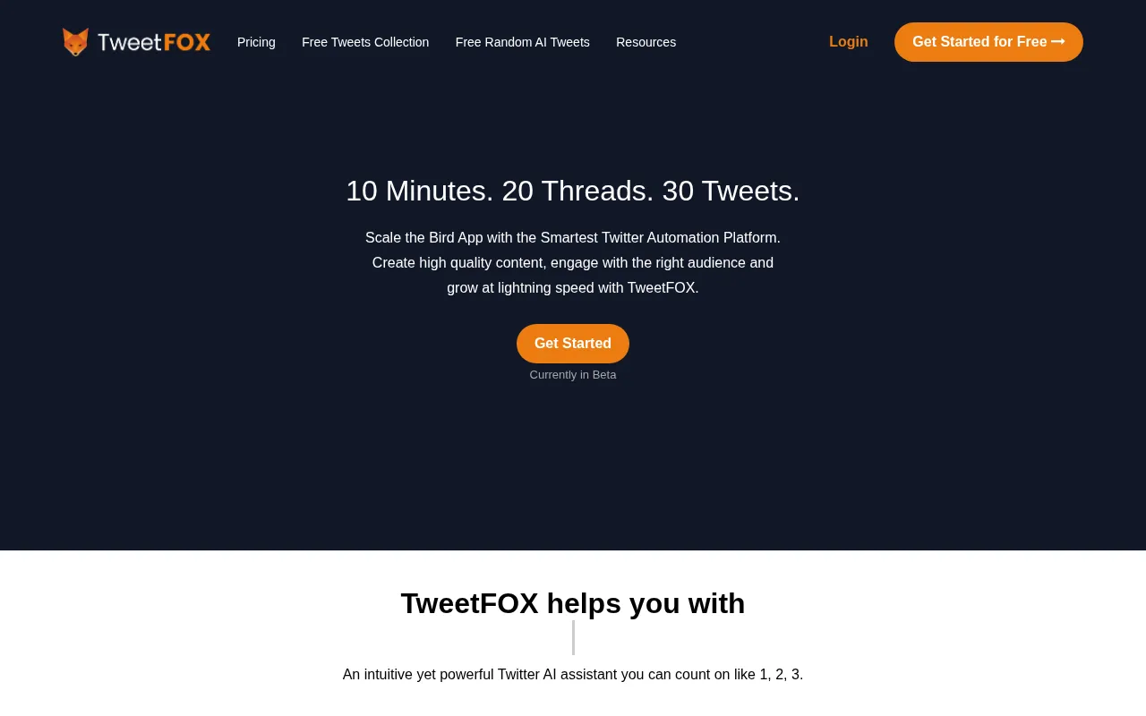 Tweetfox — preview screenshot
