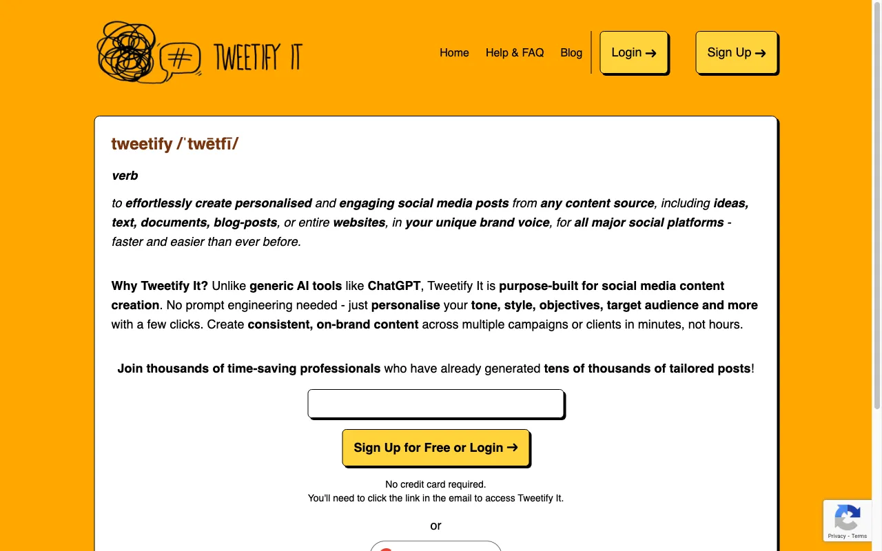 Tweetify It — preview screenshot