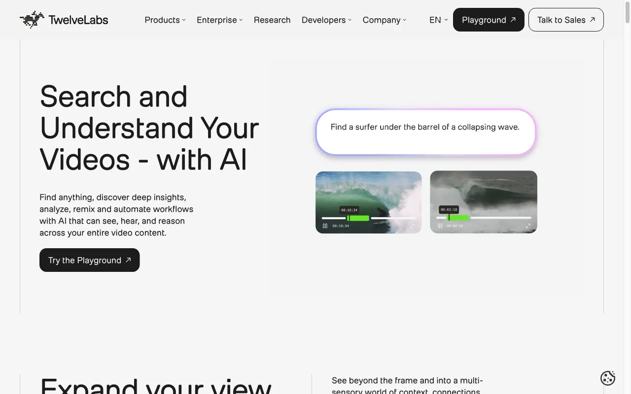 TwelveLabs — preview screenshot