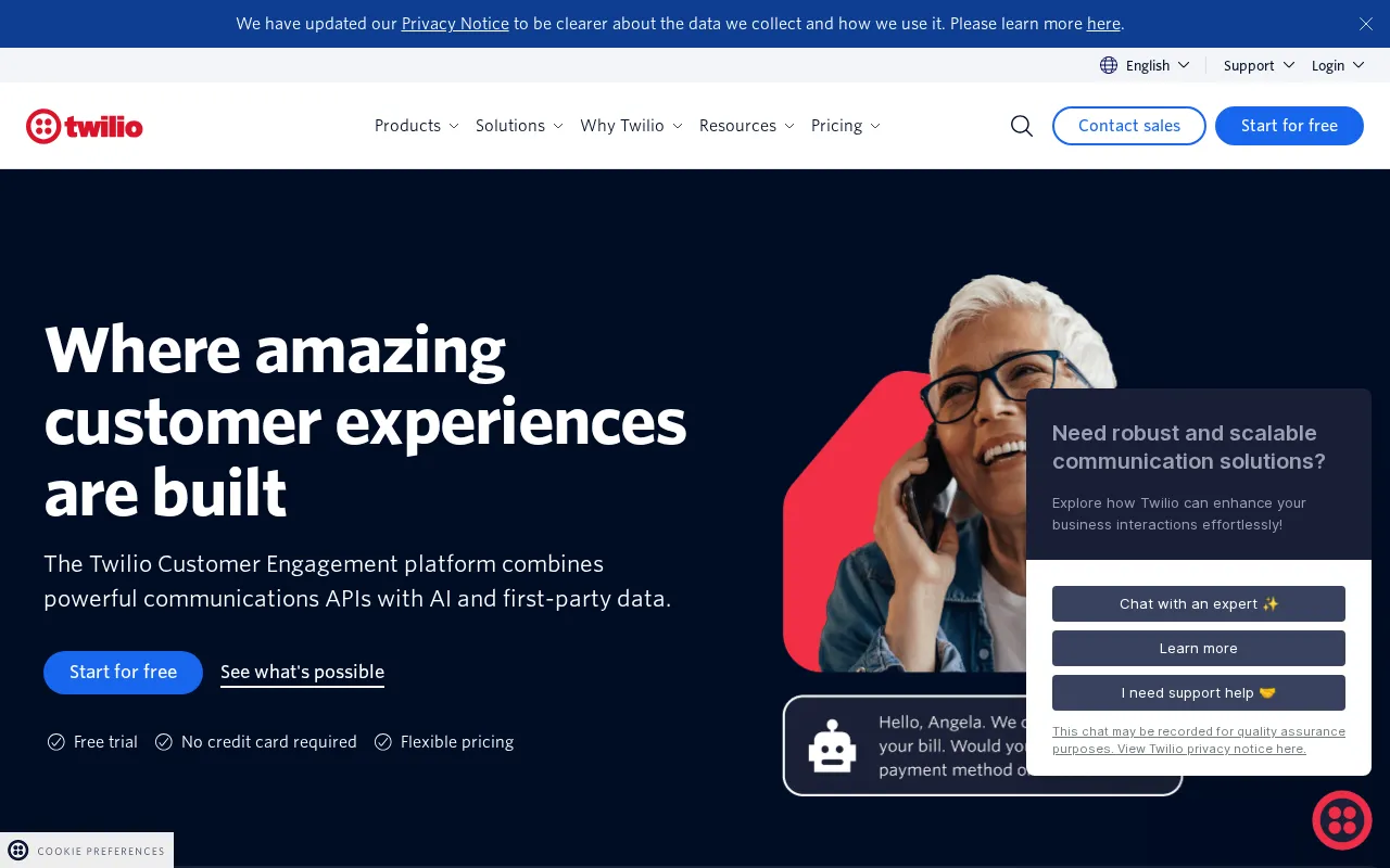 twilio — preview screenshot