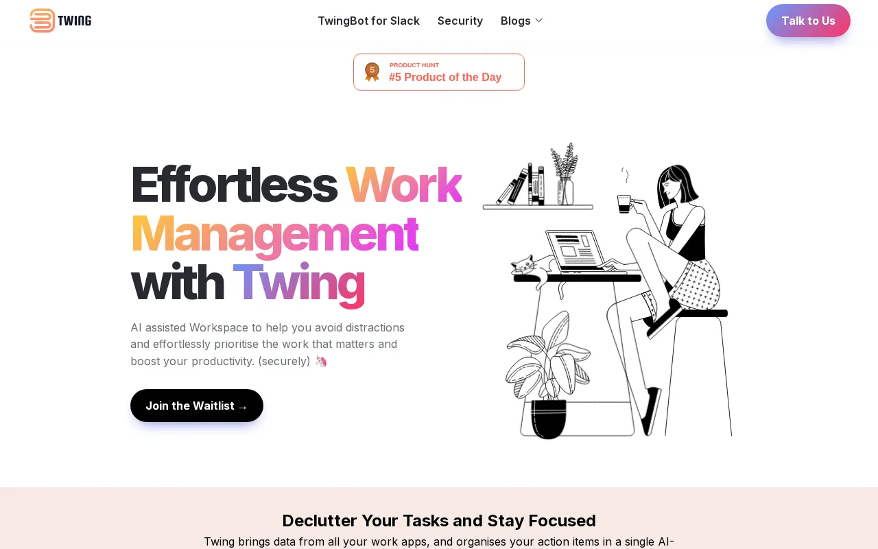 Twing | Be more productive, Improve worklife — preview screenshot