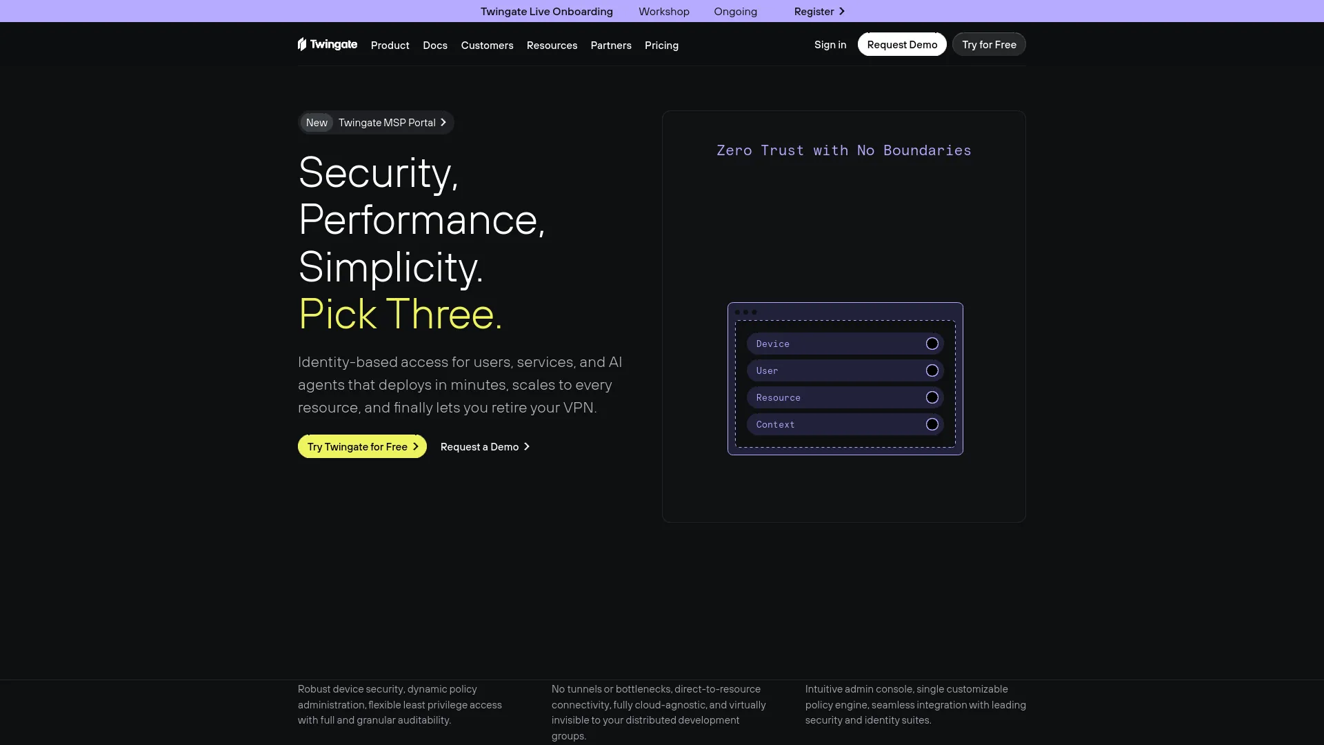Twingate — preview screenshot