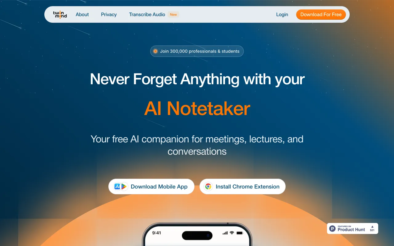 TwinMind — preview screenshot