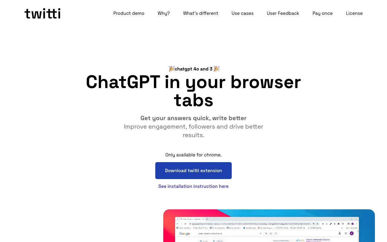 twitti — preview screenshot