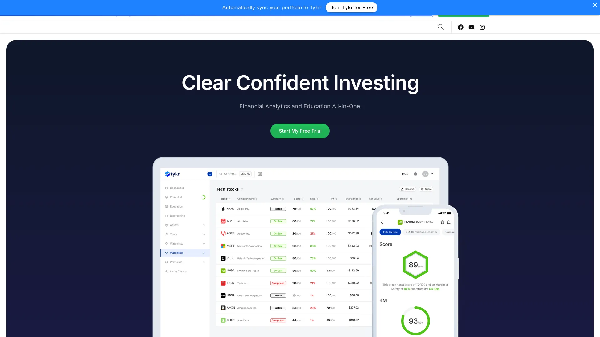 TYKR — preview screenshot