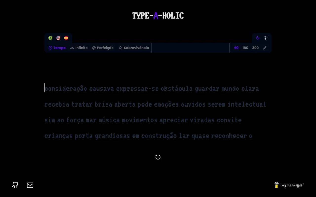 Type-A-Holic — preview screenshot