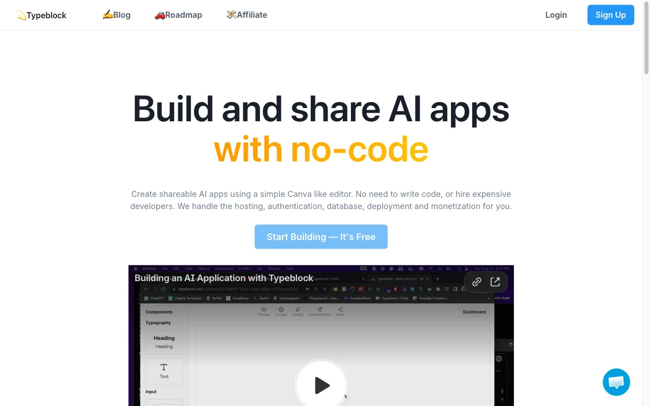 Typeblock — preview screenshot